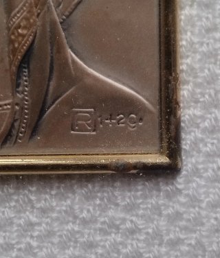 Icono Virgen con el Niño en plata de ley 925