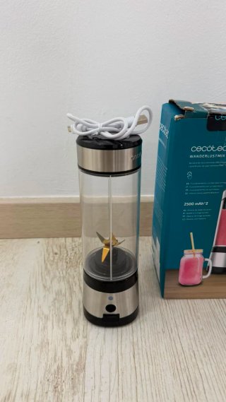 Batidora Portátil Cecotec 126W Inox