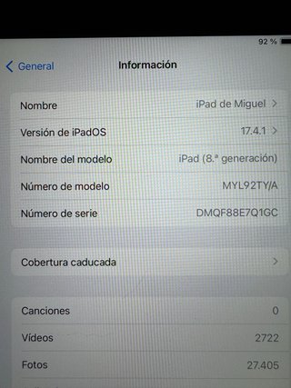 iPad 8ª Gen + Apple Pencil