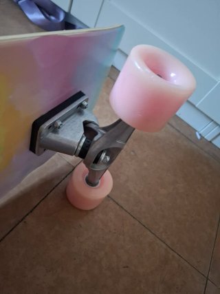 Skate Surf Flaminqueo Azul arcoiris
