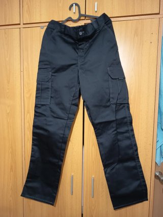 Pantaloncini da lavoro neri Velilla