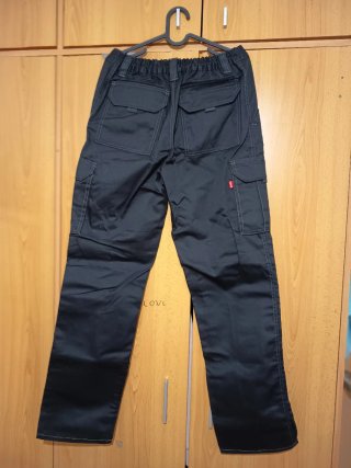 Pantaloncini da lavoro neri Velilla