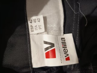 Pantaloncini da lavoro neri Velilla