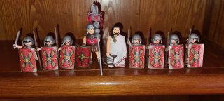 Lote 7 Playmobil Romanos + 2 Airgamboys