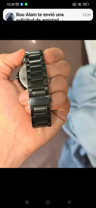 Reloj Armani Exchange Negro y Plateado