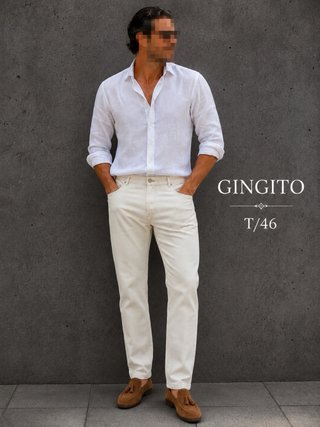 Pantalón GINGTTO Beige T/46