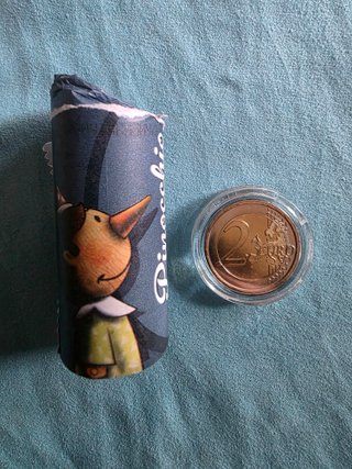 2 Euro Pinocchio anniversario Carlo Collodi