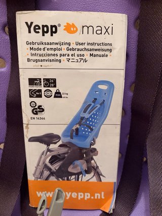 Thule Yepp Maxi Silla Bicicleta Niños con base