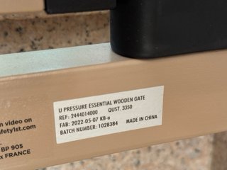 Barrera Seguridad Escaleras Safety Madera
