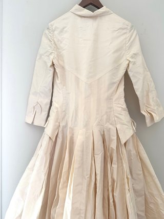 Vestido novia seda de Carolina Herrera