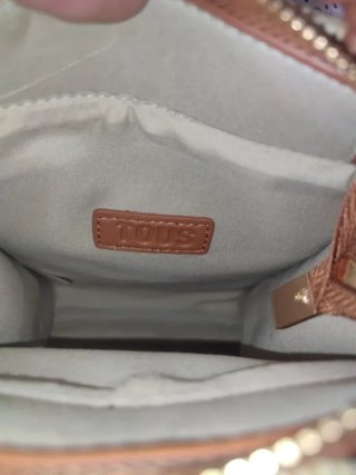 Mini Bolso beige y marrón
