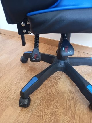 Silla Gaming Bigzzia Negra y Azul