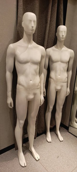 8 Maniquíes Blancos