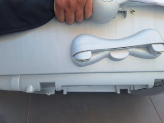 Set Ovetto + Culletta Cam Blu/Bianco