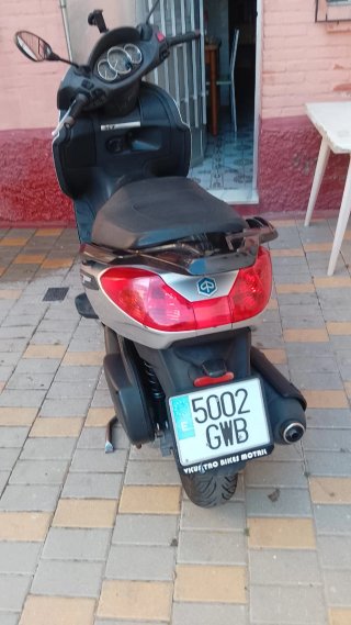 Moto Scooter Pelayo 2010 Plata/Negra