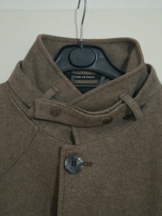 Cappotto uomo lungo beige cotone