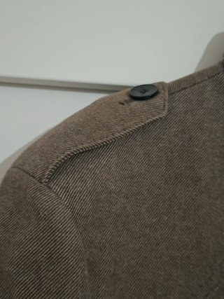 Cappotto uomo lungo beige cotone
