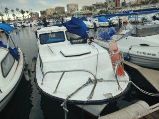 Barco fibra 6.45m motor diesel