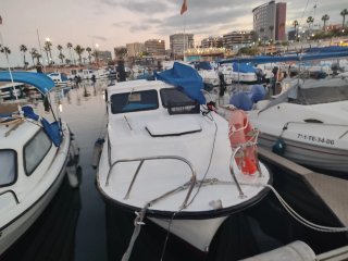 Barco fibra 6.45m motor diesel