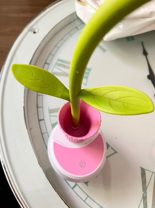 Lámpara LED Flor Infantil Rosa