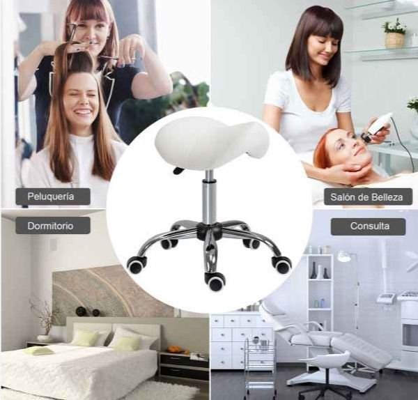 Taburete con Ruedas Taburete Giratoria con Altura