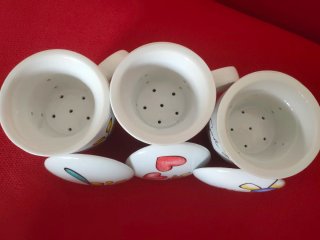 Set 3 Tazze Tisana Egan Porcellana