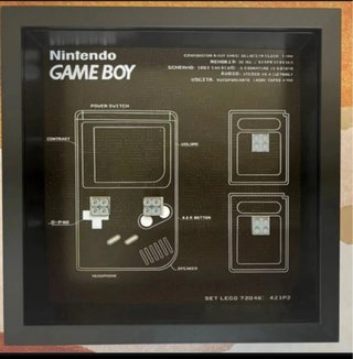 Cornice Quadro for Lego Game Boy Nintendo 72046