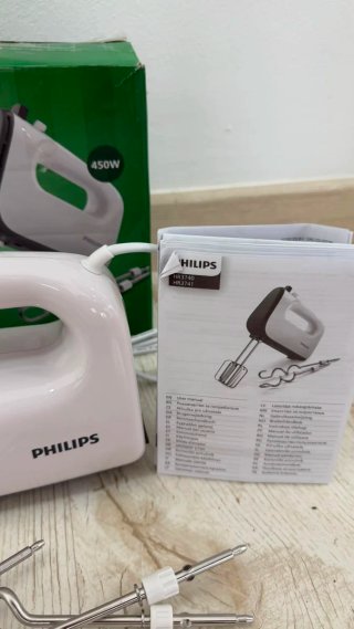 Batidora de mano Philips Blanca y Gris