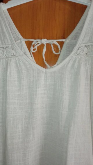 Blusa marfil talla XL
