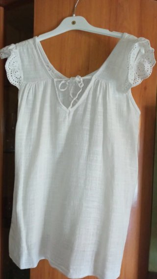 Blusa marfil talla XL