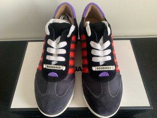 Zapatillas Dsquared2 New Runner Gris/Rojo