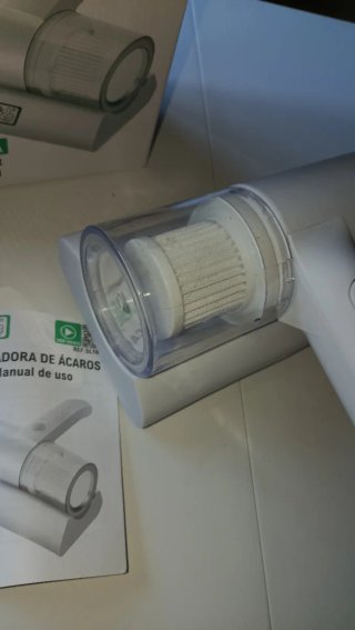 Aspiradora Ácaros Recargable Filtro HEPA UV