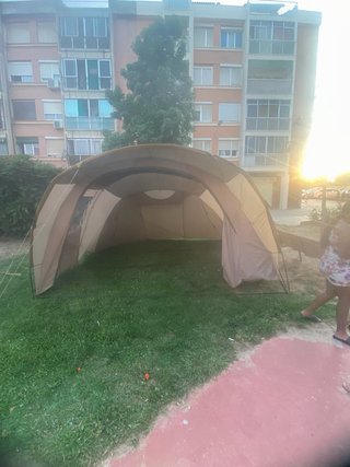 Tienda de campaña se cambia por cosas de carpfisin