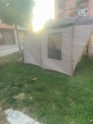 Tienda de campaña se cambia por cosas de carpfisin