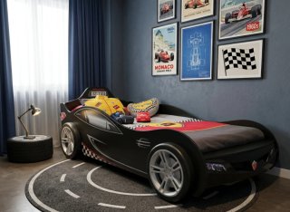 Cama con forma de coche