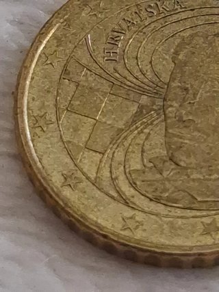 Moneda 50 céntimos Croacia 2023