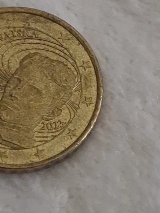 Moneda 50 céntimos Croacia 2023