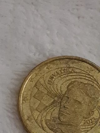 Moneda 50 céntimos Croacia 2023