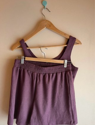 Conjunto deportivo 2 piezas morado