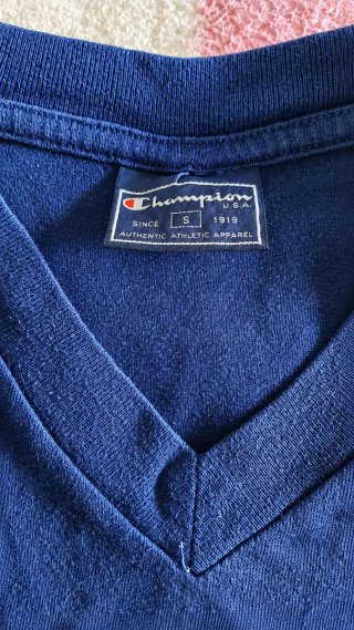 Camiseta Champion Hombre Azul Marino Talla S