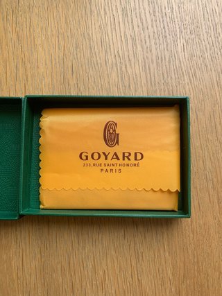 Tarjetero Goyard Verde