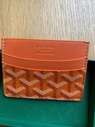 Tarjetero Goyard Verde