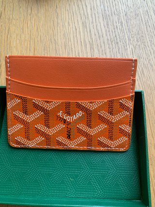 Tarjetero Goyard Verde