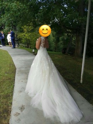 Vestido de Novia Pronovias Blanco+cancán