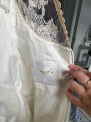 Vestido de Novia Pronovias Blanco+cancán