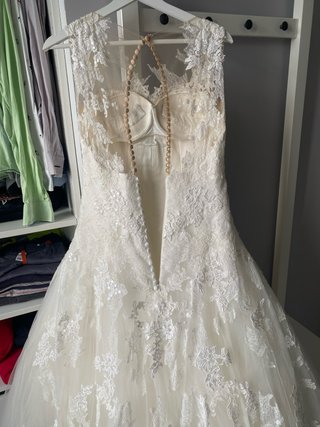 Vestido de Novia Pronovias Blanco+cancán