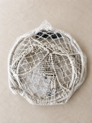 Vendo Hanging Chair in macramè colore bianco panna
