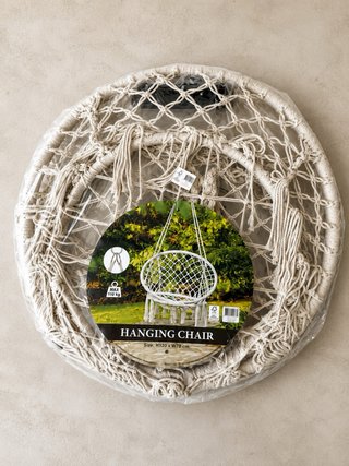 Vendo Hanging Chair in macramè colore bianco panna