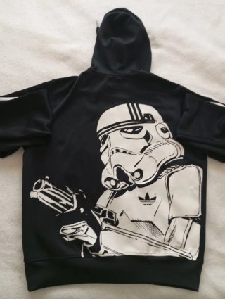 Chaqueta Adidas Star Wars Stormtrooper Negra