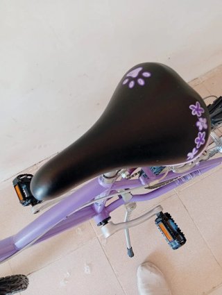 Bicicleta Morada Infantil niña 20 pulgadas